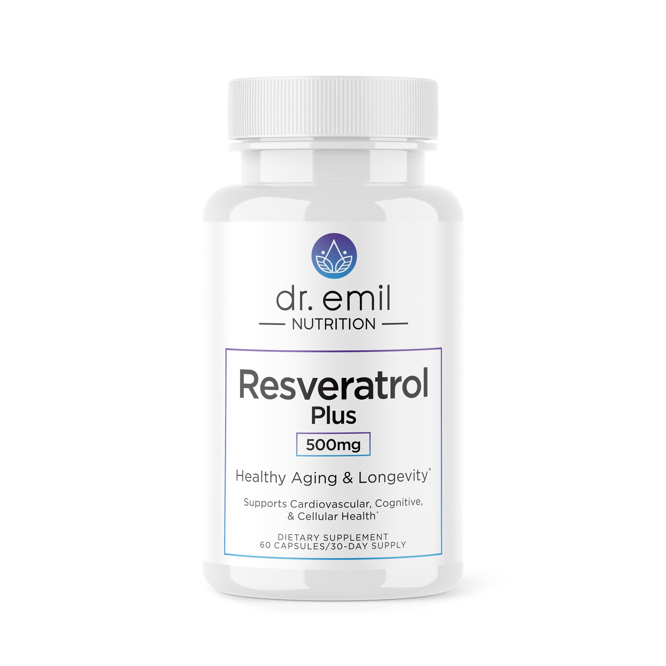 DR. EMIL NUTRITION Resveratrol cápsulas 60: apoyo a la salud celular.