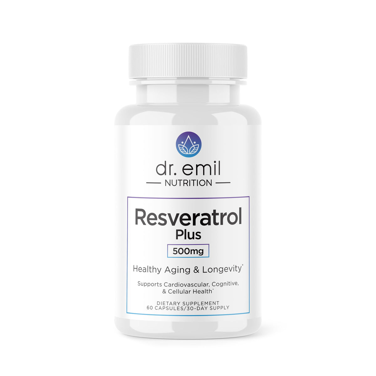 DR. EMIL NUTRITION Resveratrol cápsulas 60: apoyo a la salud celular.
