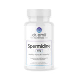 Dr. Emil Nutrition Spermidine 5mg – botella: apoyo a la vitalidad celular diaria.