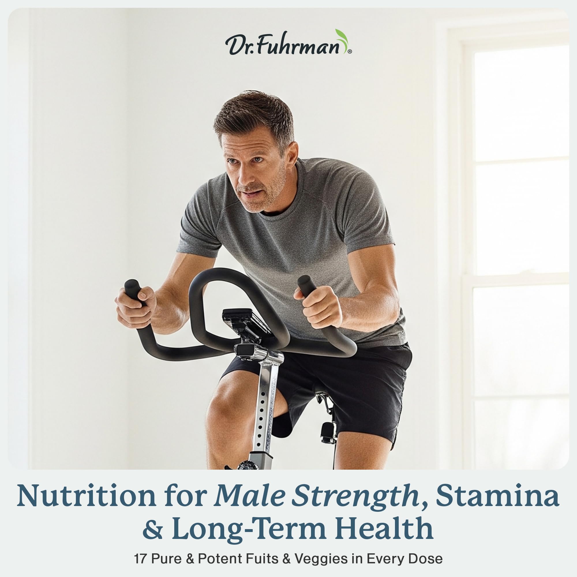Dr. Fuhrman etiqueta vegana, garantiza producto libre de alérgenos.