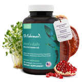 Dr. Fuhrman botella de multivitamínico para hombre, apoya energía diaria.