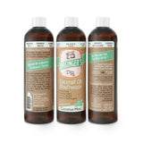 Dr. Ginger’s pack doble de enjuague con sabor a menta para uso familiar.