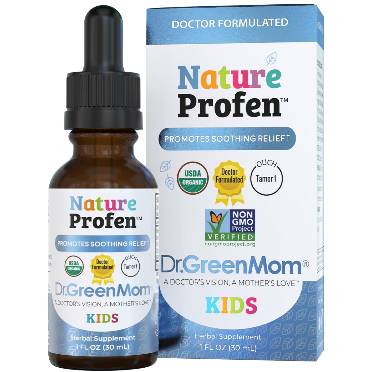 Dr. Green Mom Nature Profen: bote frontal para uso familiar y cómodo.