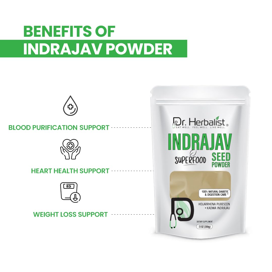 Dr. HERBALIST Polvo Indrajav, cuidado de la piel: apoyo a rutinas de belleza.
