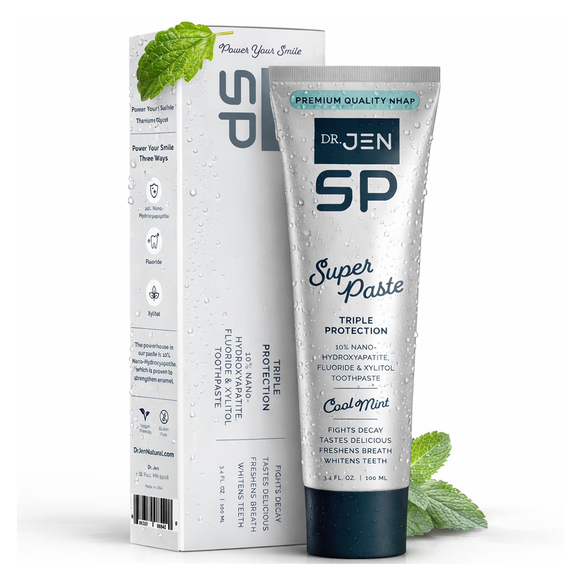 Dr. Jen Super Pasta: empaque práctico para viajar y guardar en el neceser.