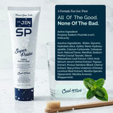 Dr. Jen Super Pasta: fluoruro y nano hidroxiapatita para cuidado suave.
