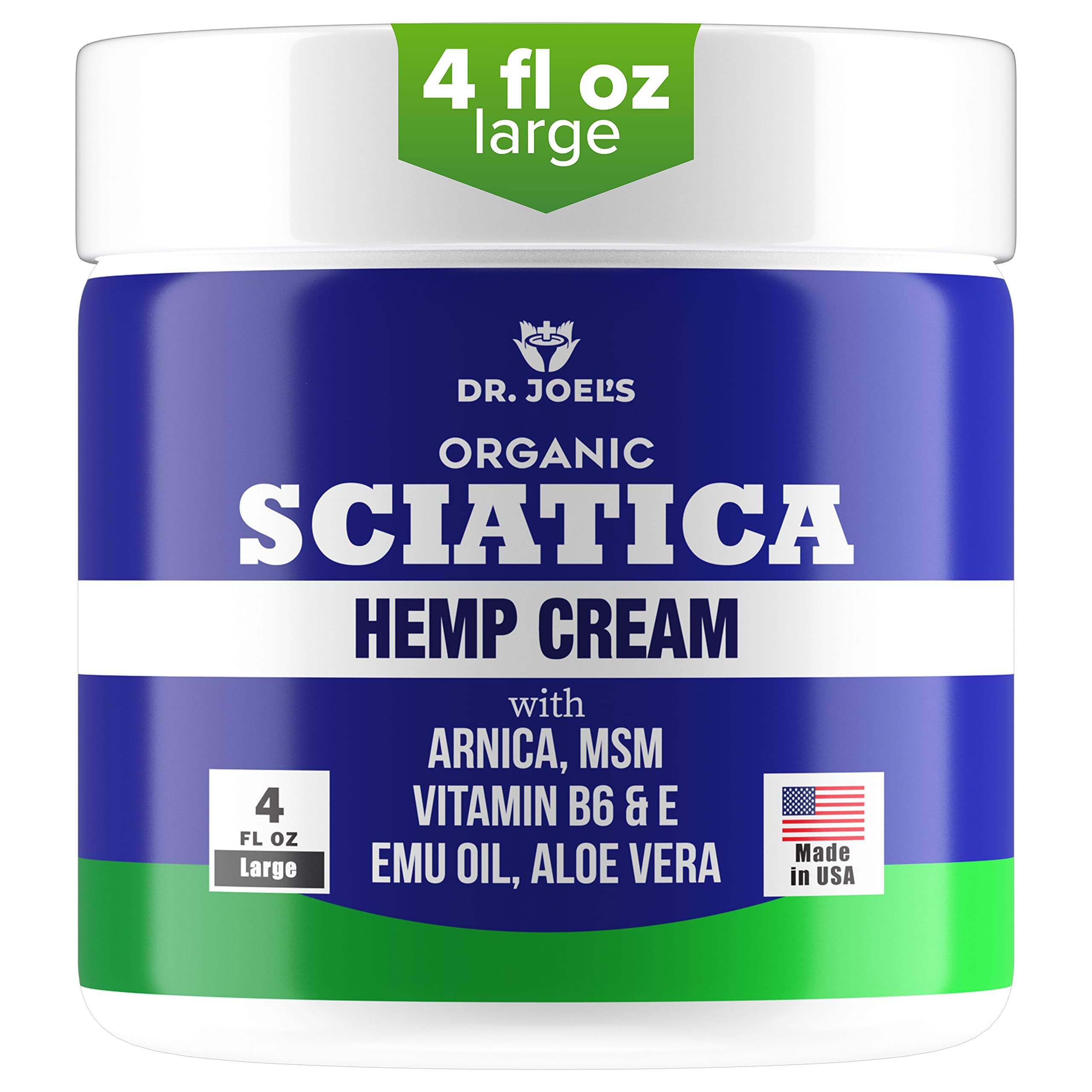 Dr JOEL'S crema ciática con absorción rápida para alivio localizado.
