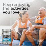 Dr. Joints NDS Nutrition Advanced, empaque: presentación compacta para la toma diaria.