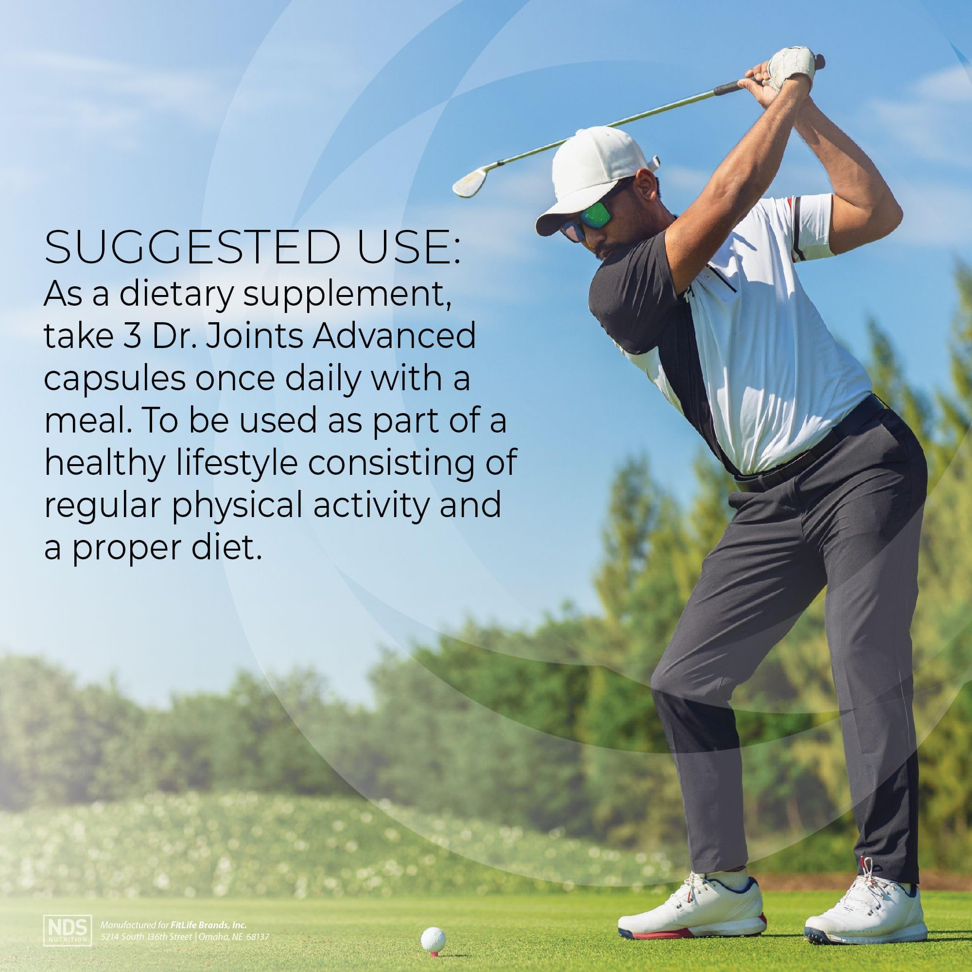 Dr. Joints NDS Nutrition Advanced, uso-diario: ideal para rutinas de movilidad.