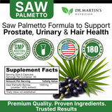 DR. MARTIN'S NUTRITION Saw Palmetto apoyo capilar para hombres y mujeres