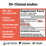 Dr. Matthew Ashwagandha KSM66 envase de vidrio: sensación premium y natural.