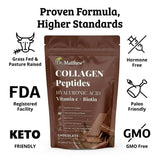 Dr. Matthew uso diario para hábitos saludables con colágeno chocolate