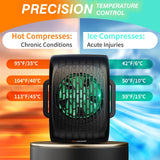DR.MCHIRS panel de controles precisos para temperatura y modo.