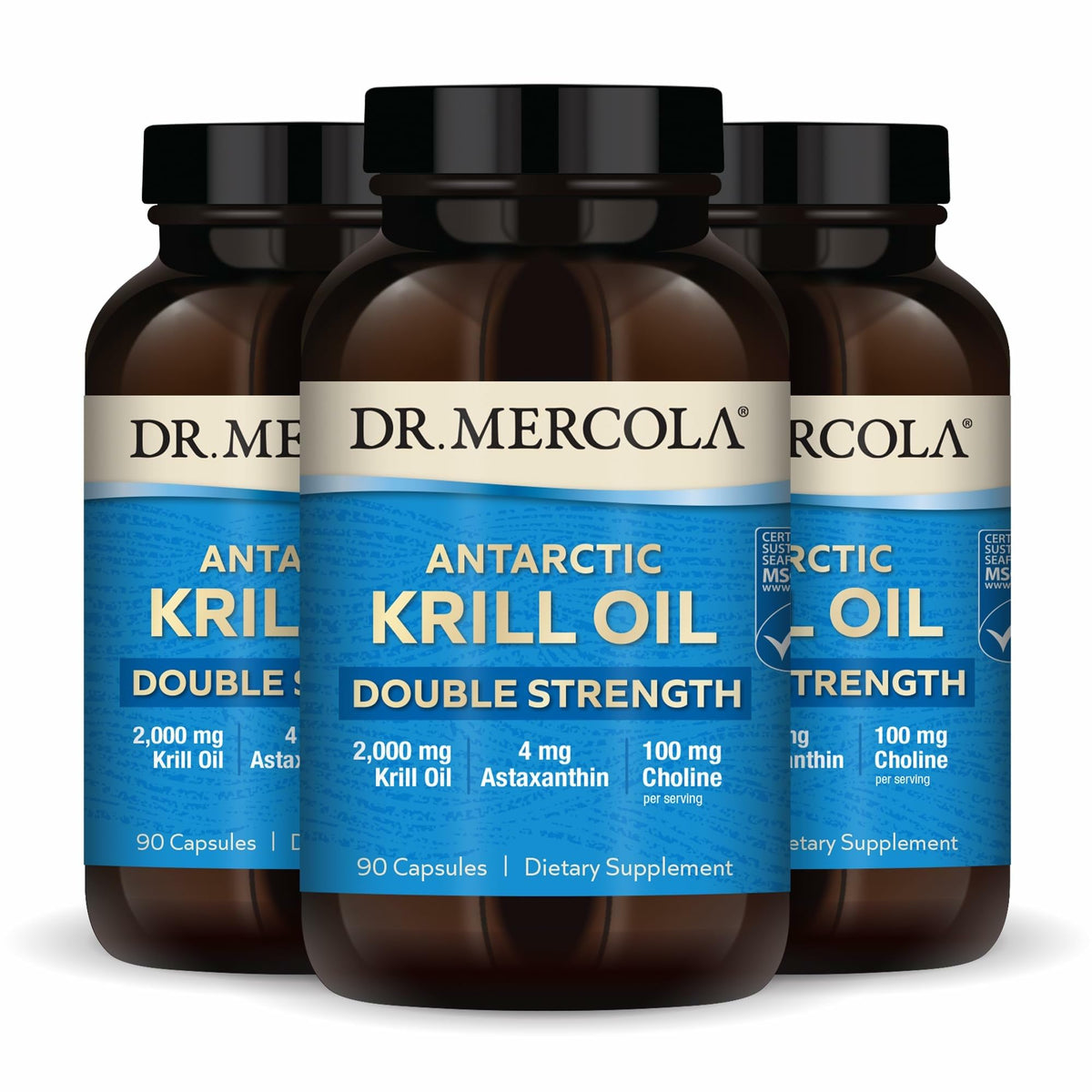 Dr. Mercola Antarctic Krill Oil cápsulas: apoyo a cerebro y corazón con omega-3 de alta absorción