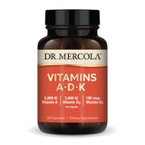 Dr. Mercola ADK cápsulas: suplemento para apoyo general de la salud diaria.