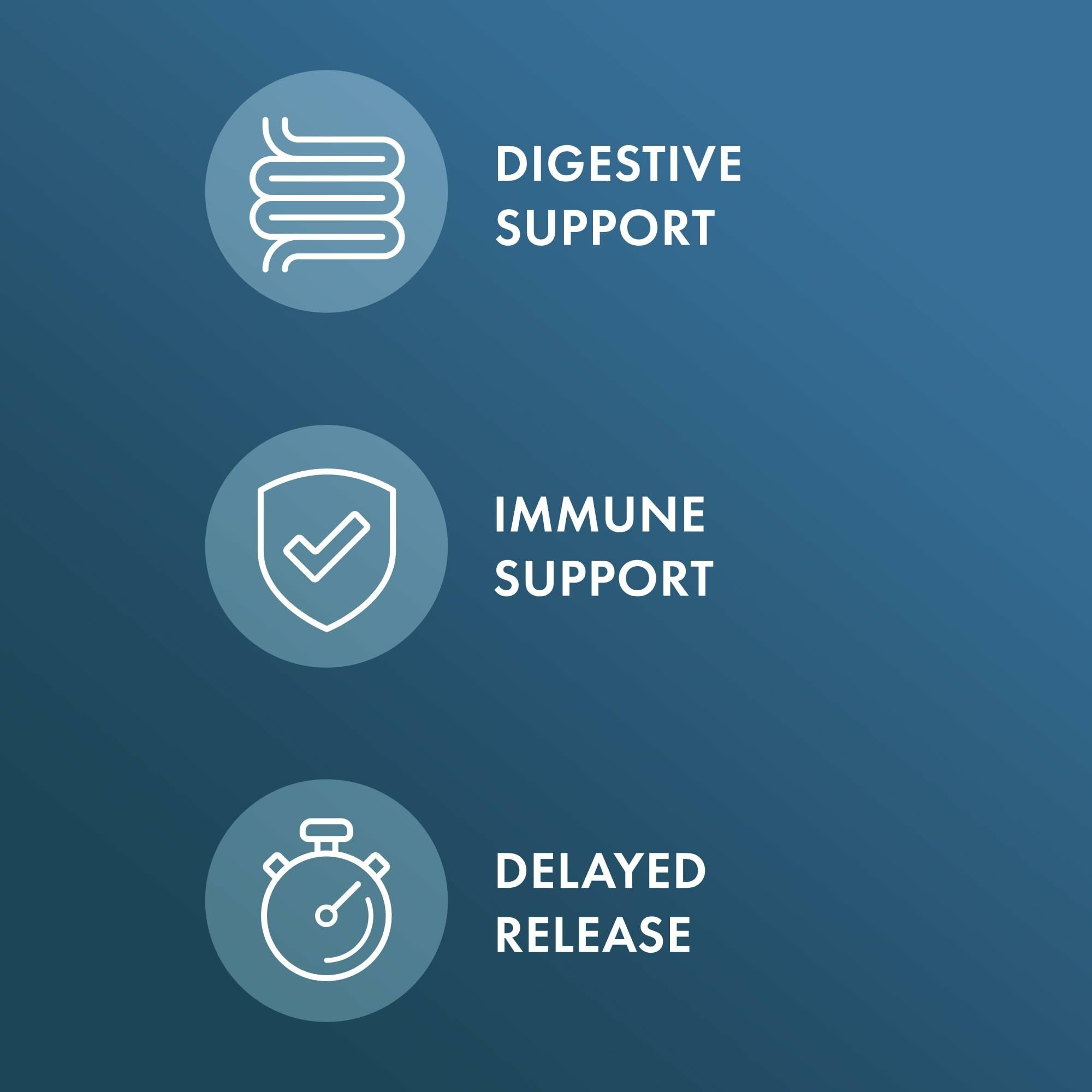 Etiqueta frontal de Biothin Probiotic con beneficios digestivos.