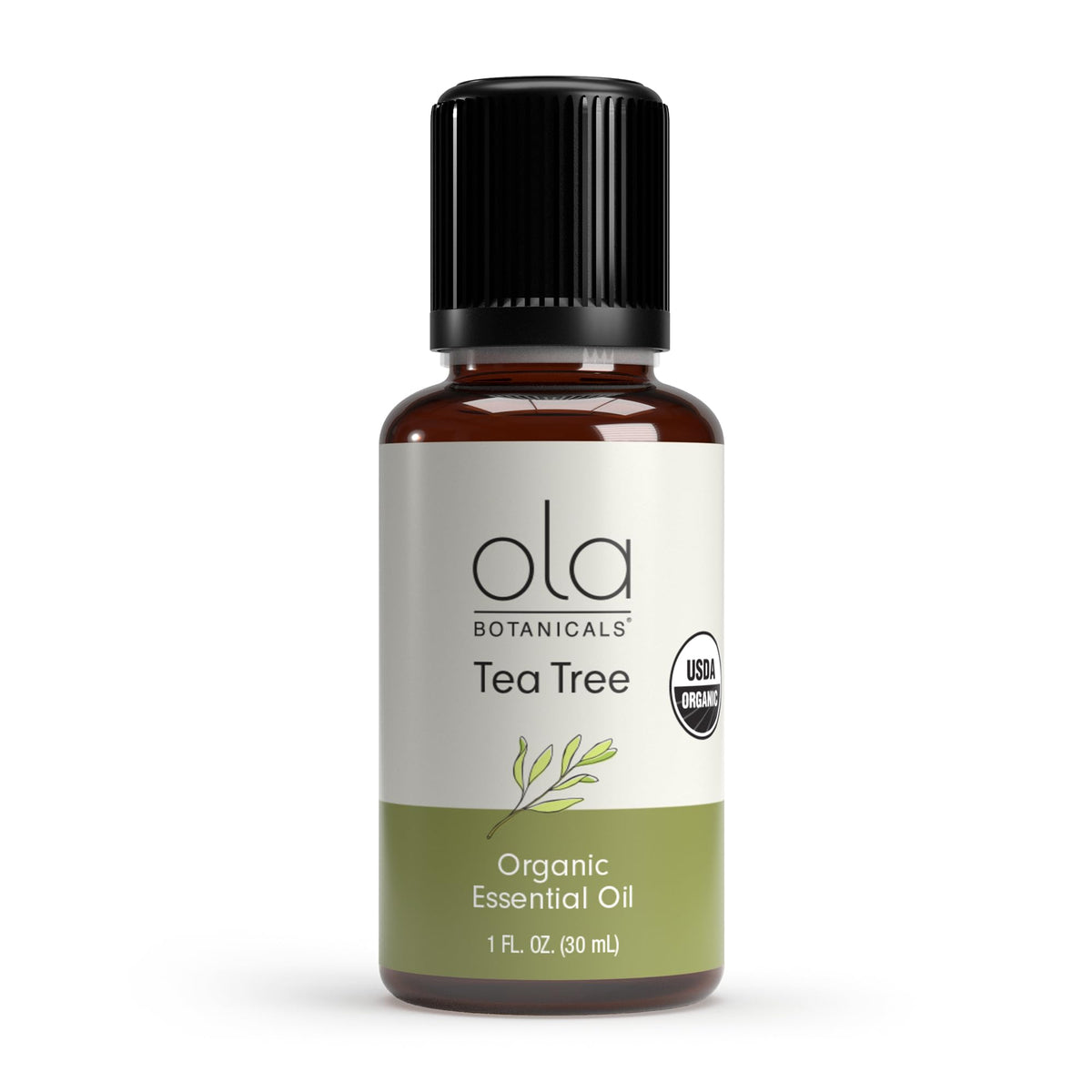 Dr. Mercola Aceite Esencial de Árbol de Té — botella, aroma natural y uso aromaterapéutico suave.