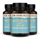 Dr. Mercola Cabello, Piel y Uñas: botella que destaca el envase premium para cuidado diario de belleza