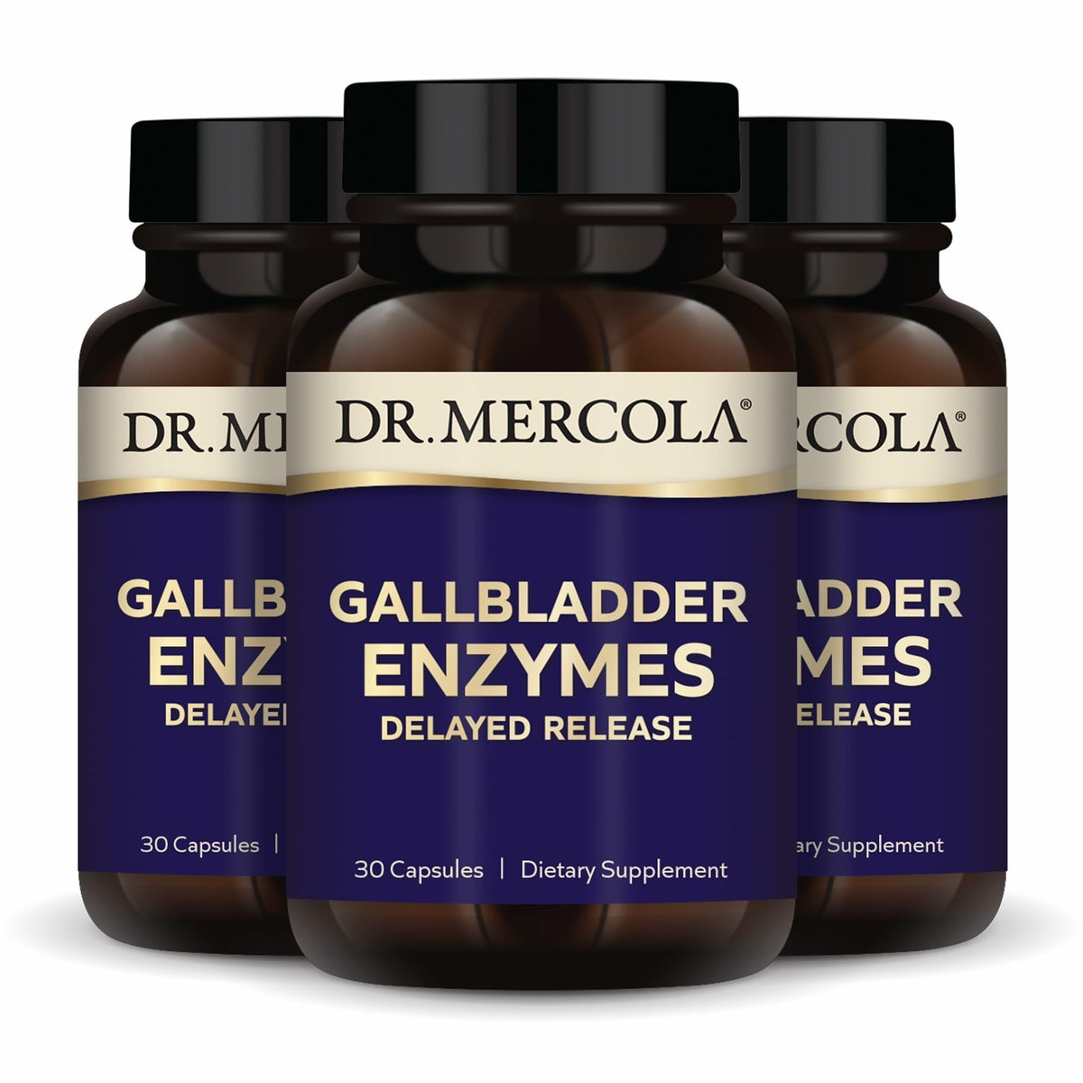 Dr. Mercola Enzimas Vesícula Biliar: cápsulas para apoyar la digestión de grasas.