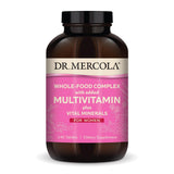 Dr. Mercola: botella de mujeres, vista frontal, para apoyo a la energía diaria.
