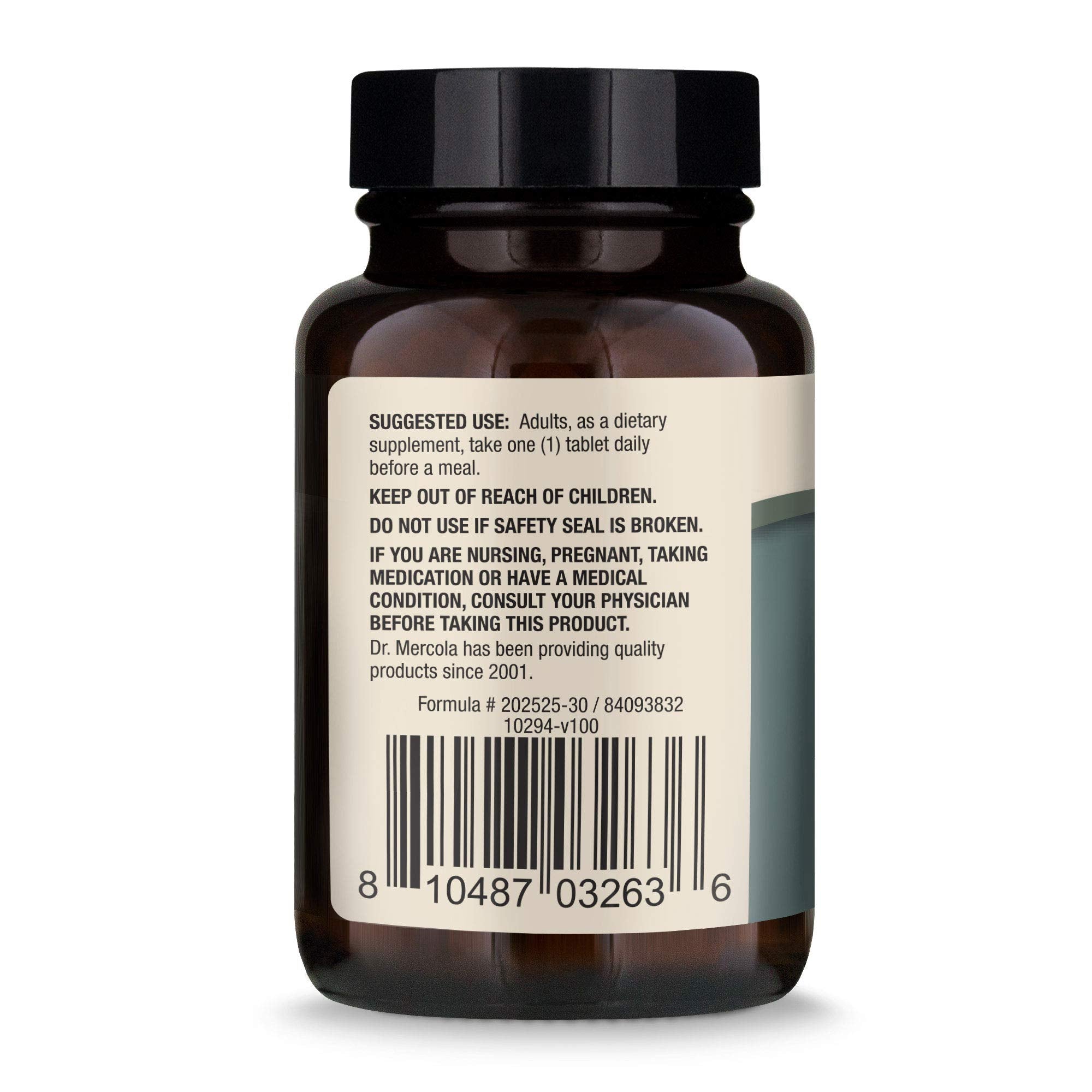 Dr. Mercola Chaga: cápsulas de 30 dosis para conveniencia.
