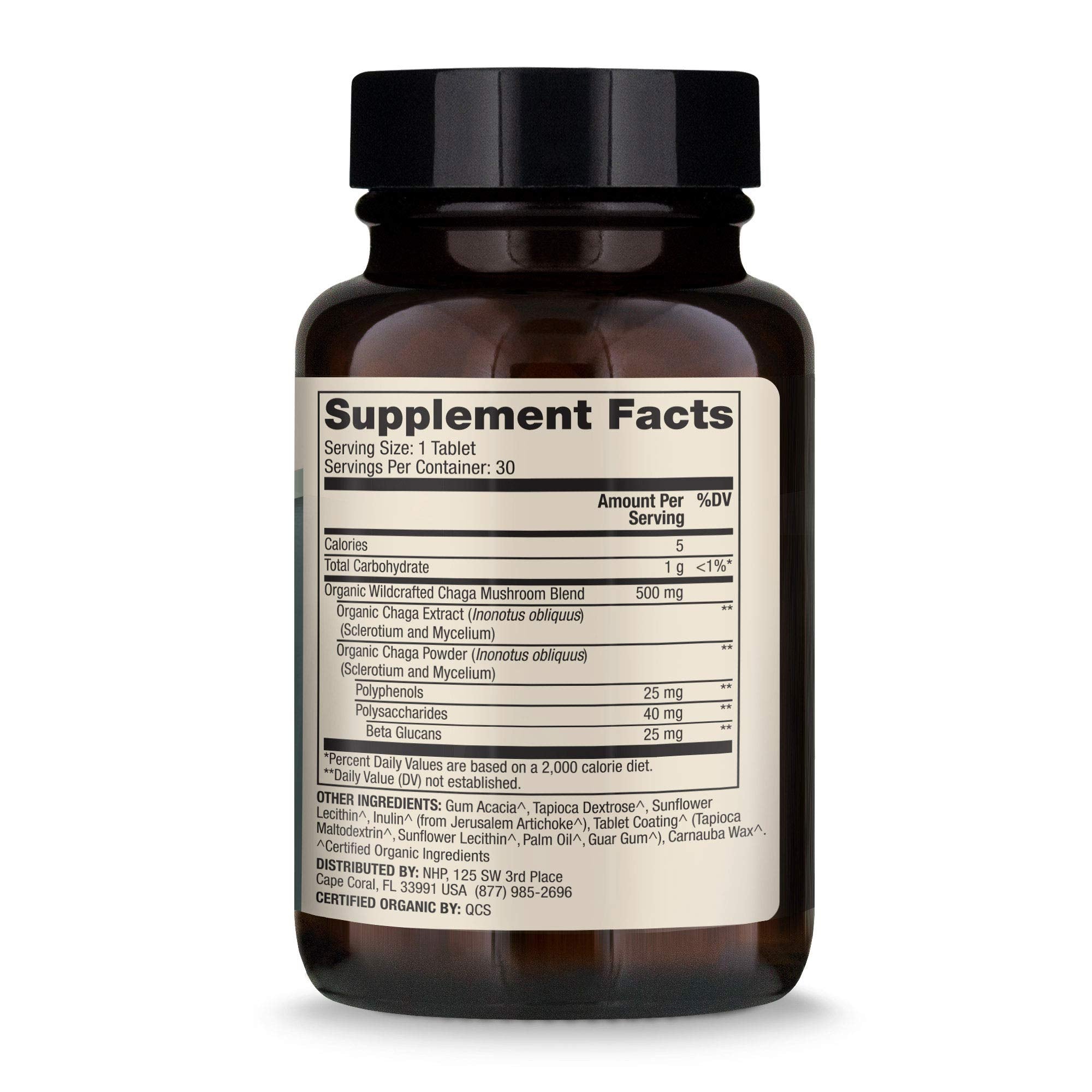 Dr. Mercola Chaga: polvo orgánico que complementa la nutrición diaria.