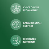 Etiqueta de Dr. Mercola Chlorella con certificación NSF para salud inmunitaria