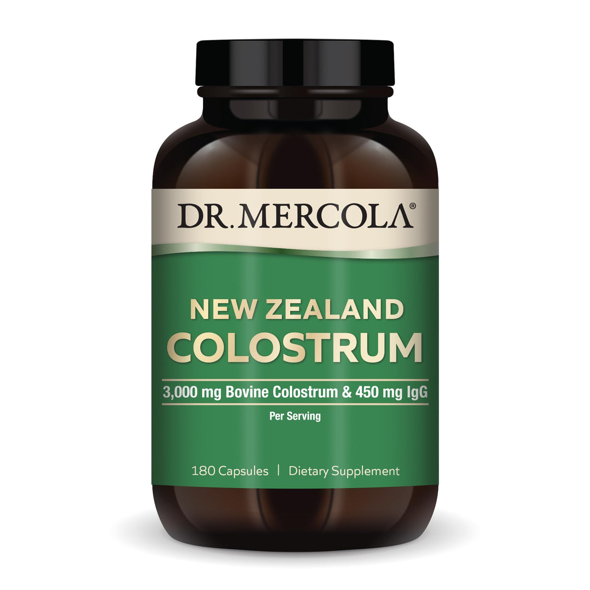 Dr. Mercola Colostro de Nueva Zelanda, botella para apoyo inmunitario diario