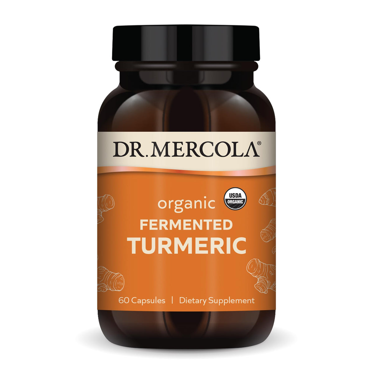 Dr Mercola Curcuma fermentada en botella, potencia antioxidante