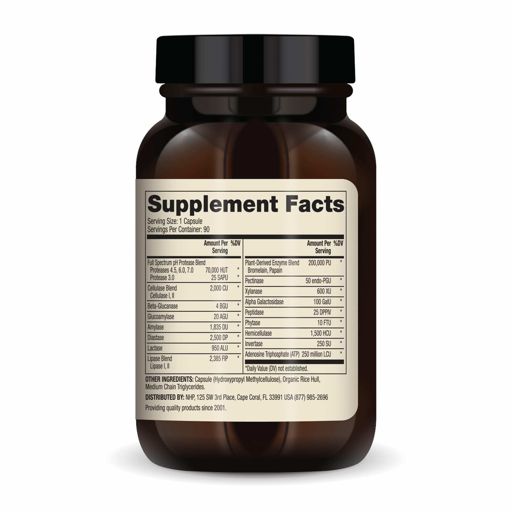 Dr. Mercola Enzimas de Espectro Completo: cápsulas para digestión equilibrada