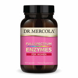 Dr. Mercola Enzimas para Mujeres: cápsulas suaves para la digestión diaria.