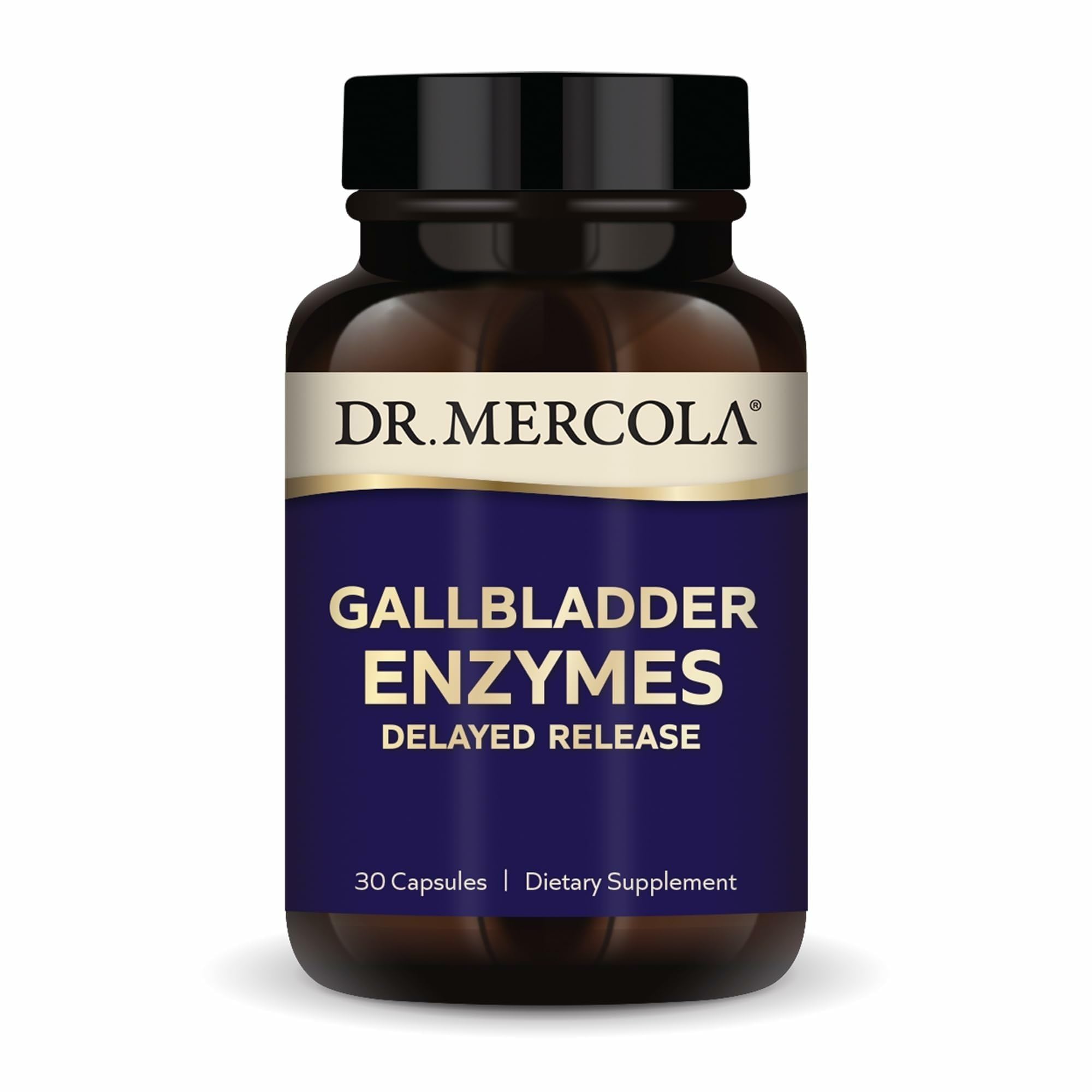 Dr. Mercola Enzimas de vesícula biliar en envase para apoyo digestivo