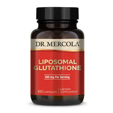 Dr. Mercola Glutatión Liposomal en botella para apoyo de energía y antioxidante.