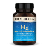 Dr. Mercola H2 Molecular Hydrogen, tableta frontal para hidratación y energía.