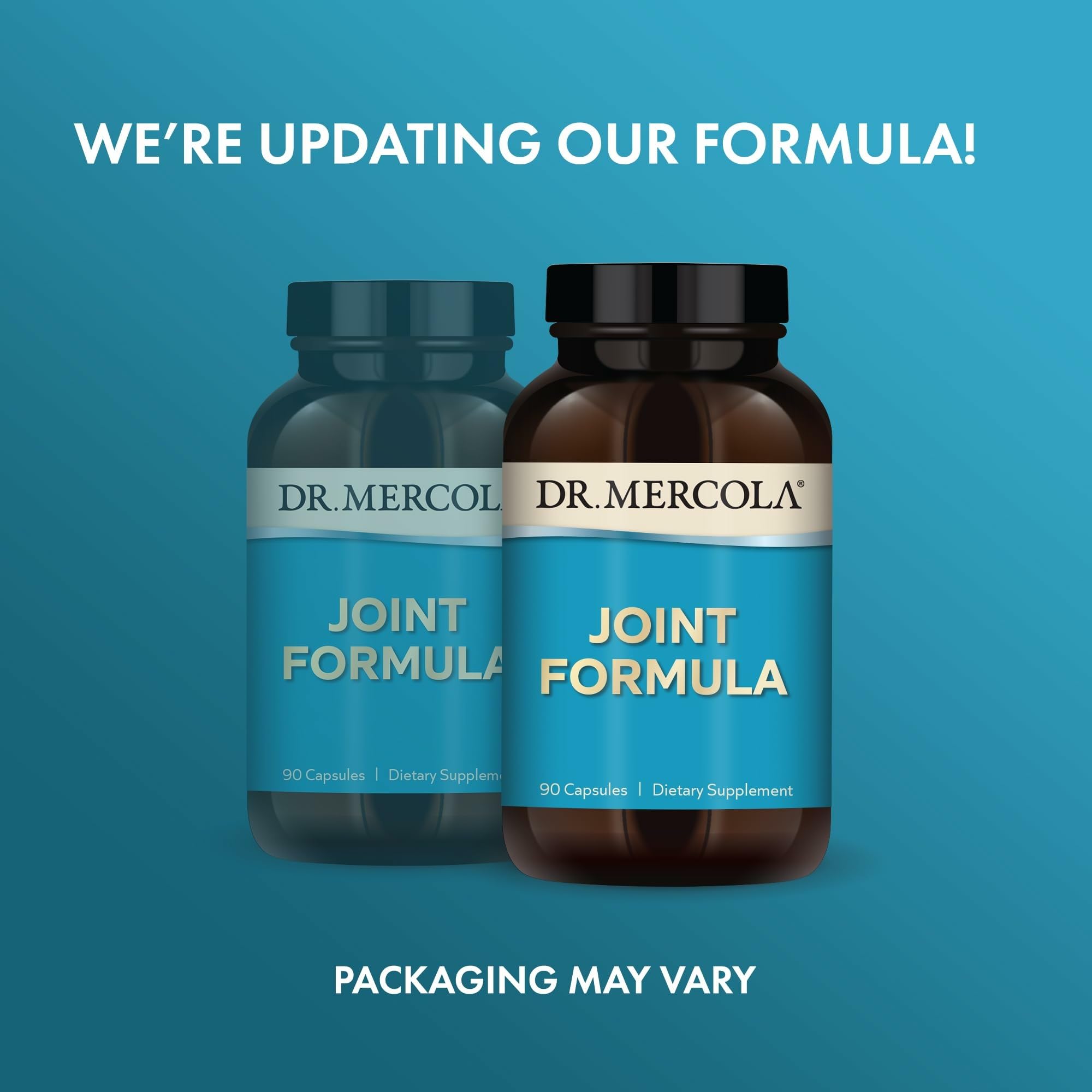 Dr. Mercola Joint Formula primer plano de ingredientes clave para flexibilidad