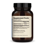 Cápsulas de Dr. Mercola L-Theanine GABA para apoyo al enfoque.