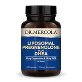 Dr. Mercola Liposomales Pregnenolona DHEA: cápsulas para apoyo diario de energía y bienestar.