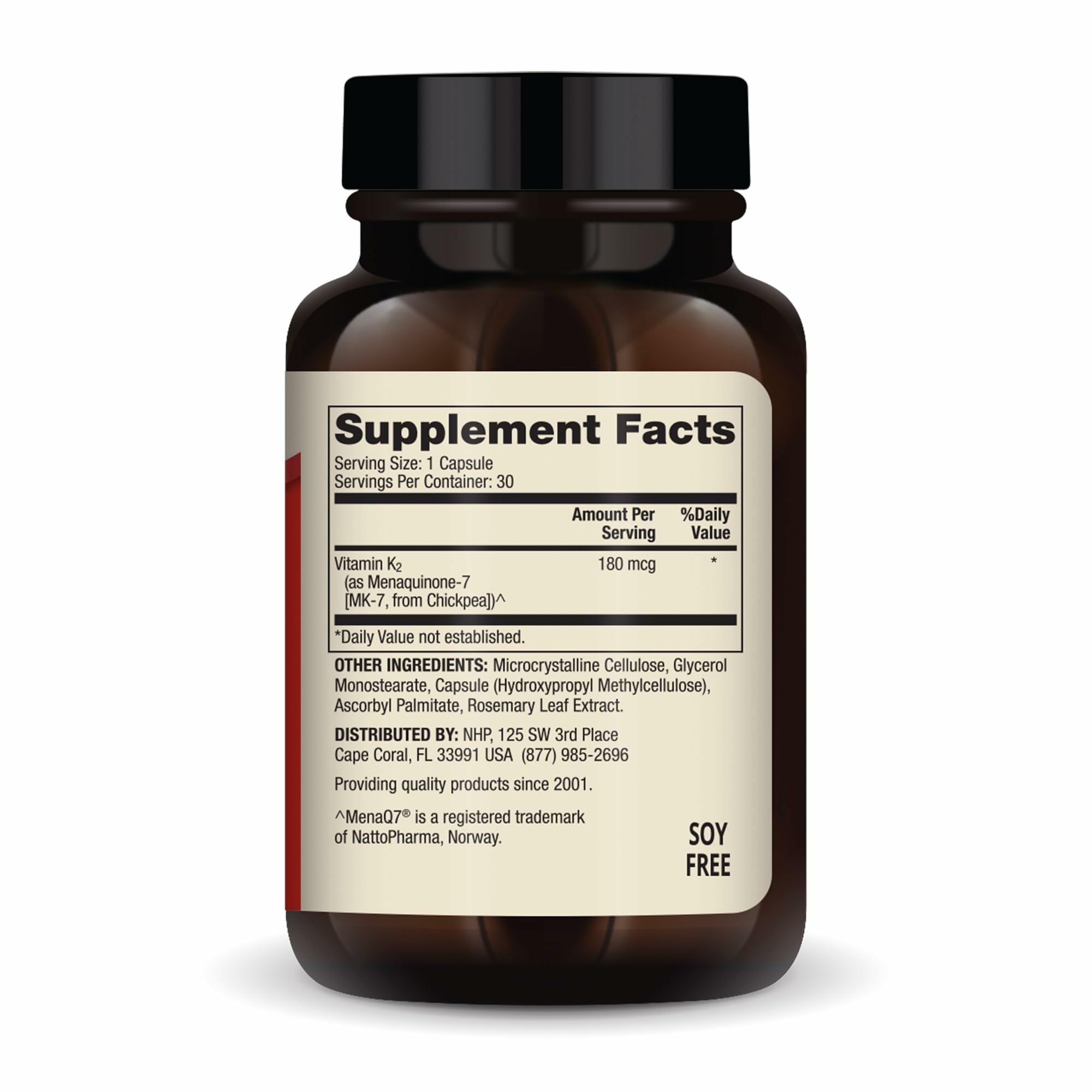 Dr. Mercola K2 MK-7: fórmula de alta absorción para mejor utilización del calcio.