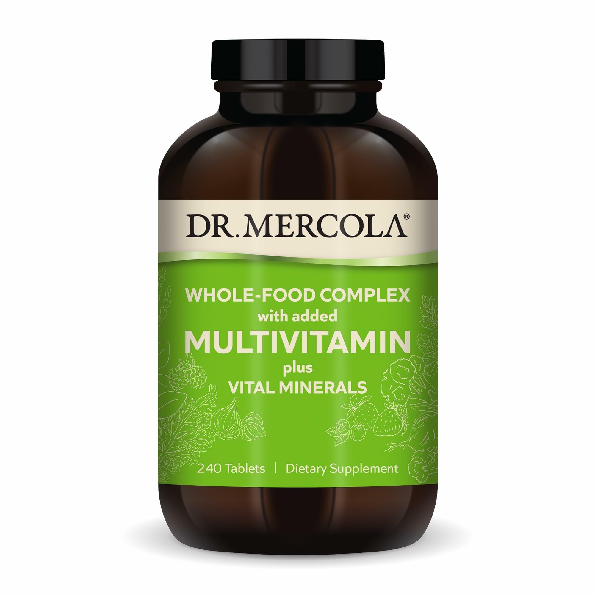 Dr. Mercola multivitamínico en bote para uso diario y nutrición