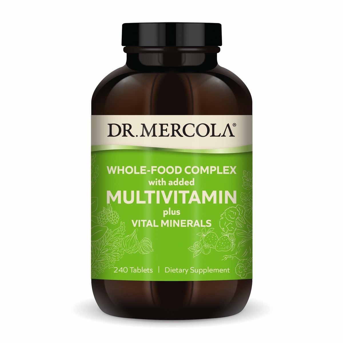 Dr. Mercola multivitamínico en bote para uso diario y nutrición