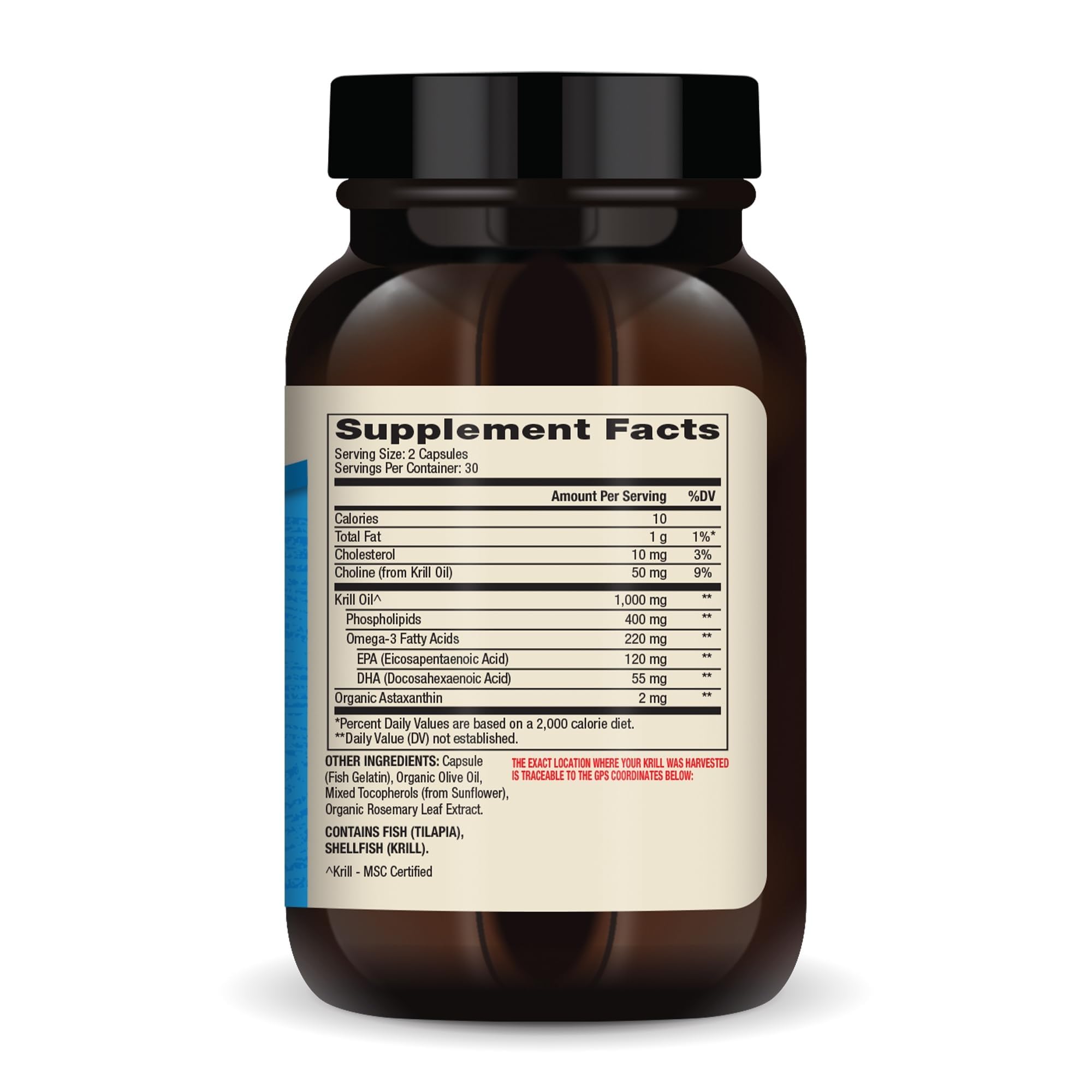 Dr. Mercola omega-3 de krill en cápsula con EPA y DHA.
