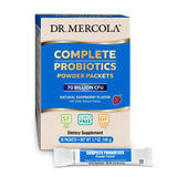 Dr. Mercola Probiotics completos, frambuesa, sabor agradable para bebidas