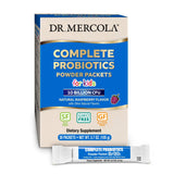 Dr. Mercola Probióticos para niños, sobres listos para uso diario.
