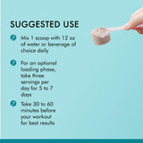 Puede mezclarse con agua o batido sin cambiar el sabor