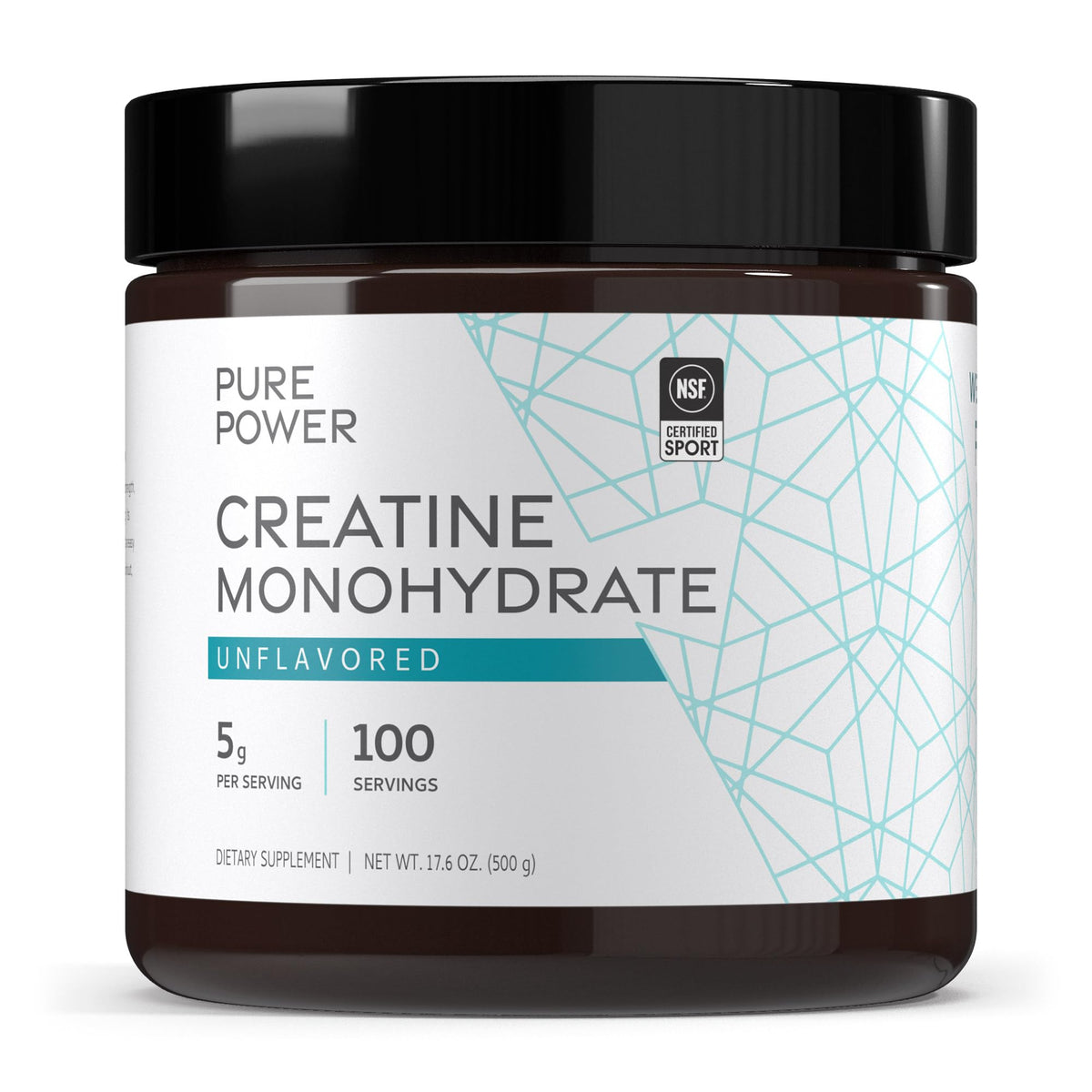 Dr. Mercola Pure Power Creatine Monohidrato en lata, soporte para la fuerza durante entrenamientos
