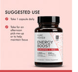 Dr. Mercola Pure Power: mezcla de ginseng y B12 para vitalidad