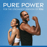 Dr. Mercola Pure Power L-Glutamina, porciones visibles para planificación de suplementación.
