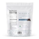 Dr. Mercola Pure Power Whey Protein, etiqueta nutricional clara para elegir.