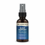Dr. Mercola Sleep Support con melatonina en spray, sabor frambuesa, para apoyar el descanso