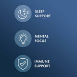 Sabor natural a frambuesa de Dr. Mercola Sleep Support antes de dormir